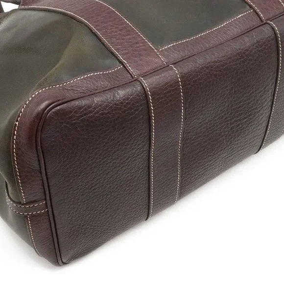 Hermes Garden Party PM Amazonia Tote Bag Authentic Beautiful Bordeaux Color - Picture 8 of 9